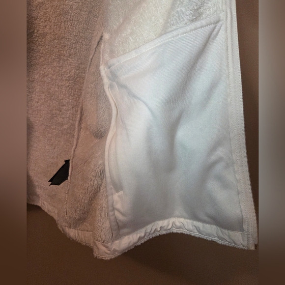 The North Face Osito Fleece Jacket Women's XL   LIKE NEW Off White - Picture 12 of 16